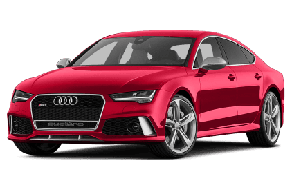 orange Audi Car